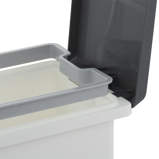 Thùng Rác Nhựa Fitis Compact Bin 10L- 2 Màu (Xám Xám, Trắng Xám) - PPS1-906, PPS1-903, , large image number 2